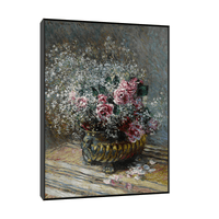 Roses et brouillard, Claude Monet - ArtDeco Canvas