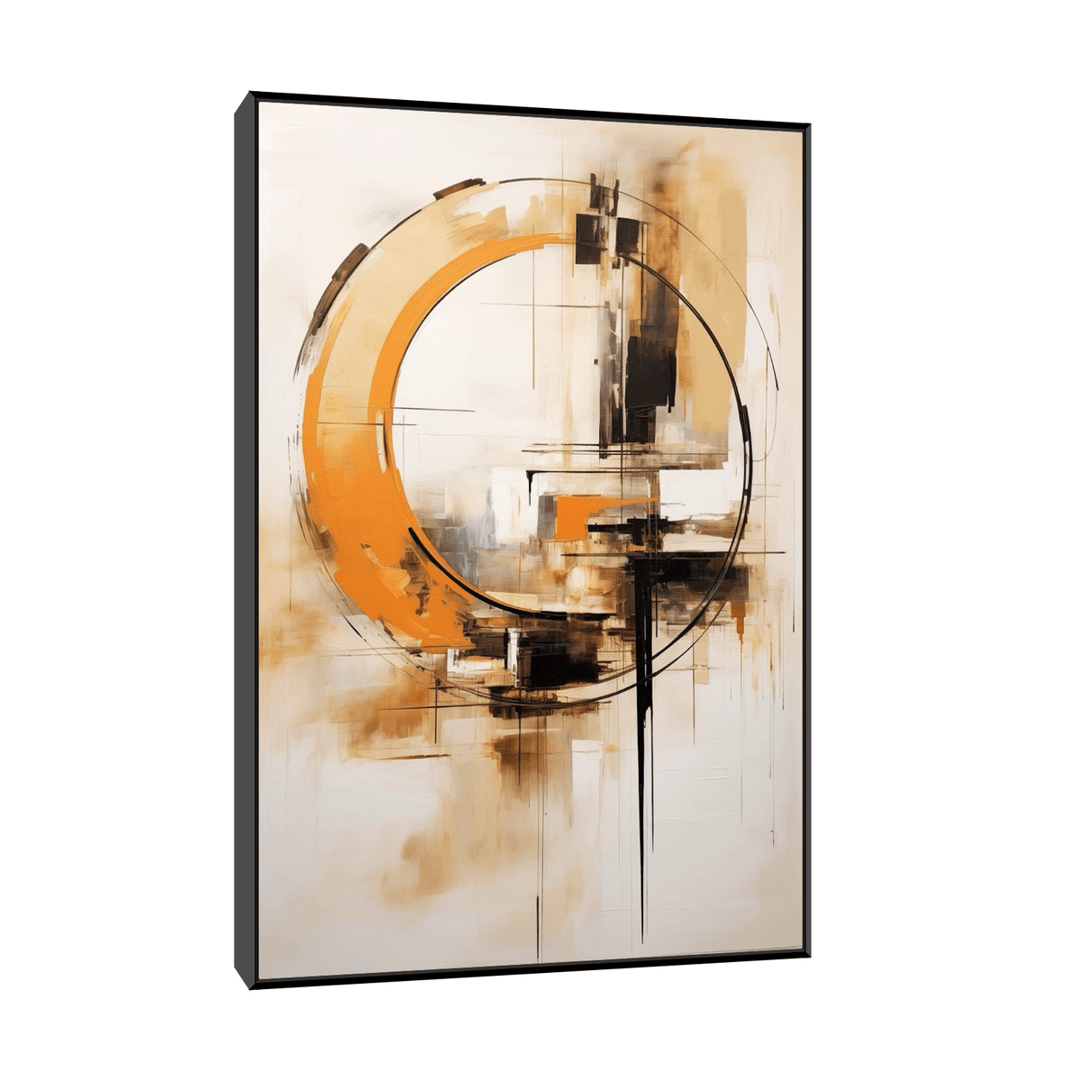 Rotating circle - ArtDeco Canvas