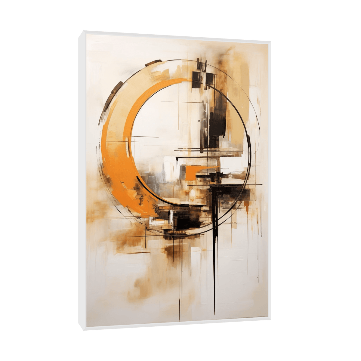 Rotating circle - ArtDeco Canvas