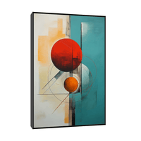 Rotating orbs - ArtDeco Canvas