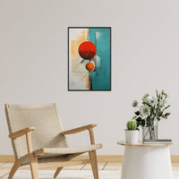 Rotating orbs - ArtDeco Canvas