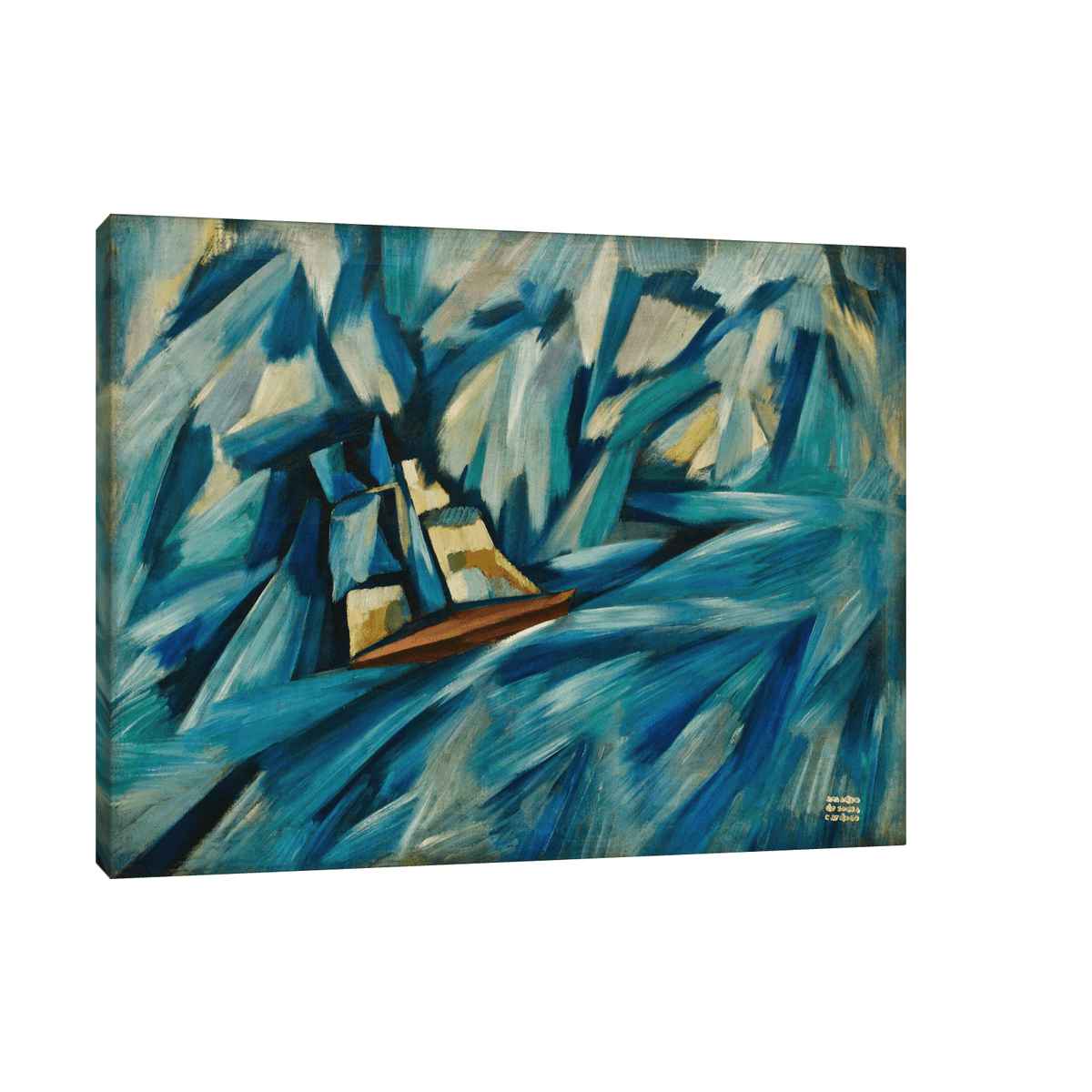 Sail boat, Amadeo de Souza-Cardoso - ArtDeco Canvas