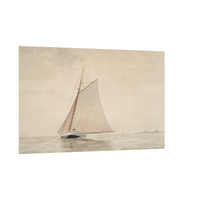 Sailing off Gloucester, Winslow Homer - ArtDeco Canvas