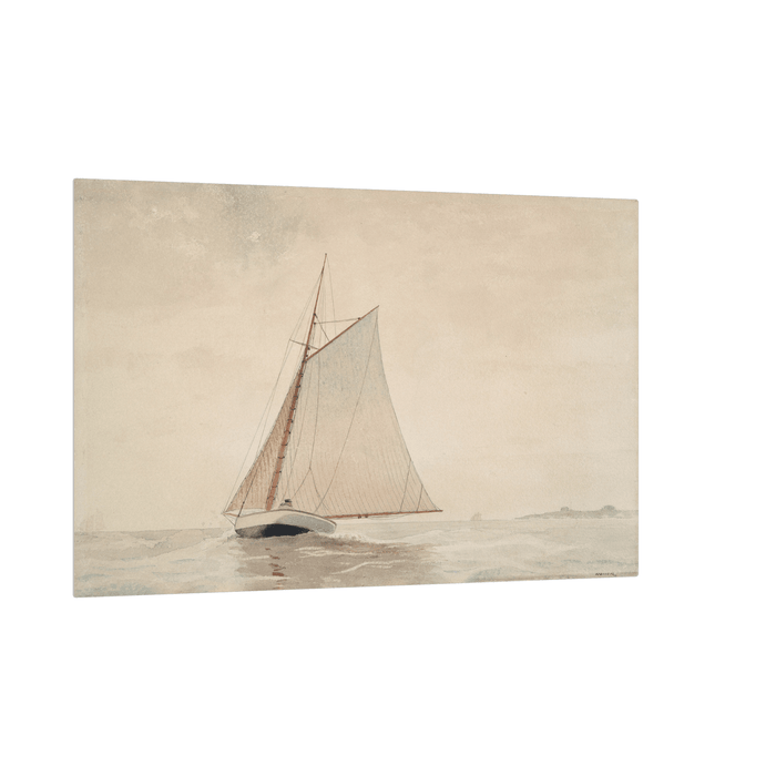 Sailing off Gloucester, Winslow Homer - ArtDeco Canvas