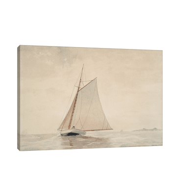 Sailing off Gloucester, Winslow Homer - ArtDeco Canvas