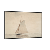 Sailing off Gloucester, Winslow Homer - ArtDeco Canvas