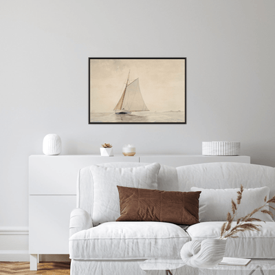Sailing off Gloucester, Winslow Homer - ArtDeco Canvas