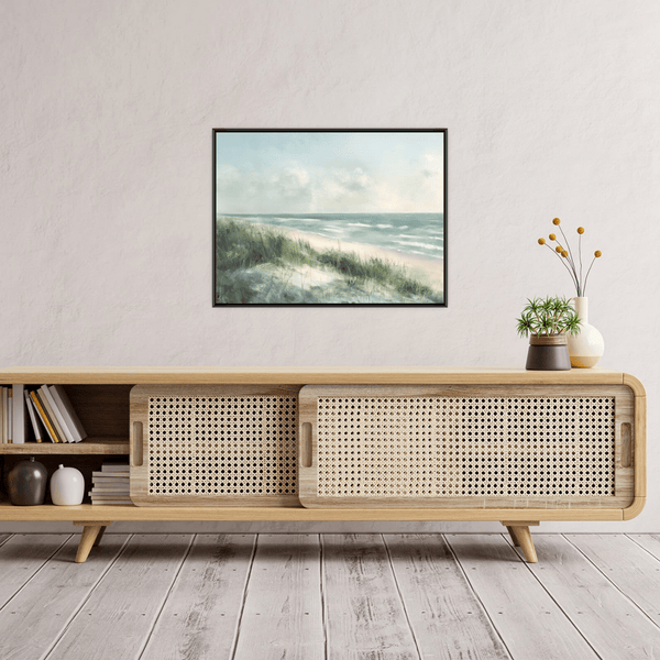 Scene from the beach - ArtDeco Canvas