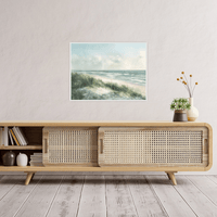 Scene from the beach - ArtDeco Canvas