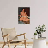 Seated Nude, Amedeo Modigliani - ArtDeco Canvas