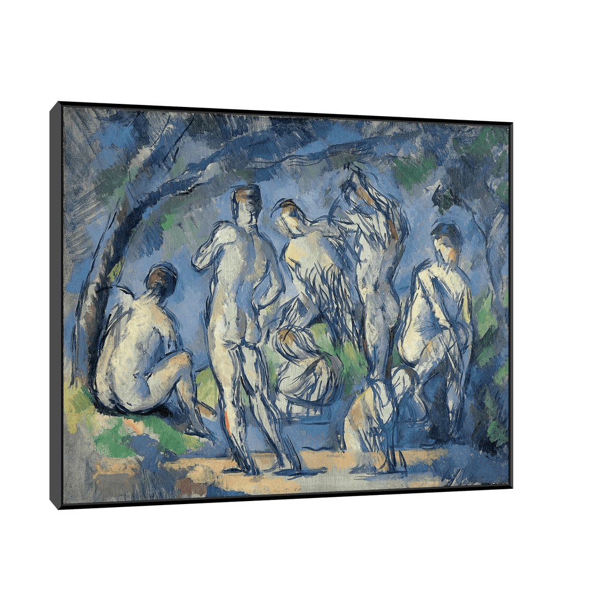 Seven Bathers, Paul Cézanne - ArtDeco Canvas