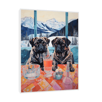 Sharing the cup - ArtDeco Canvas