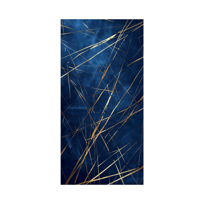 Shooting meteors on the night sky - ArtDeco Canvas