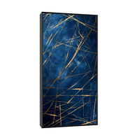 Shooting meteors on the night sky ll - ArtDeco Canvas