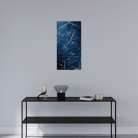 Shooting meteors on the night sky ll - ArtDeco Canvas