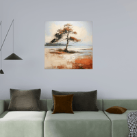 Silent solitude of a tree - ArtDeco Canvas