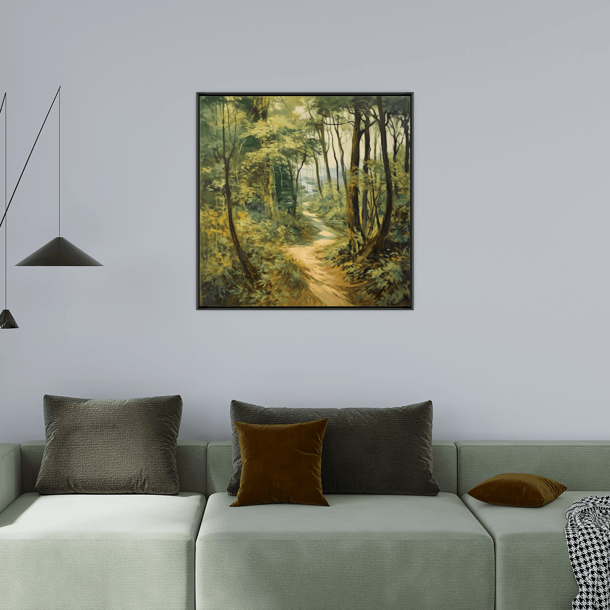 Small forest path - ArtDeco Canvas