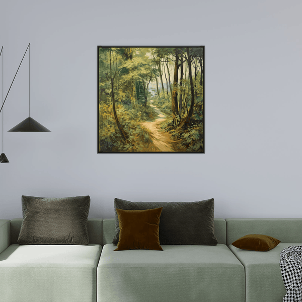 Small forest path - ArtDeco Canvas