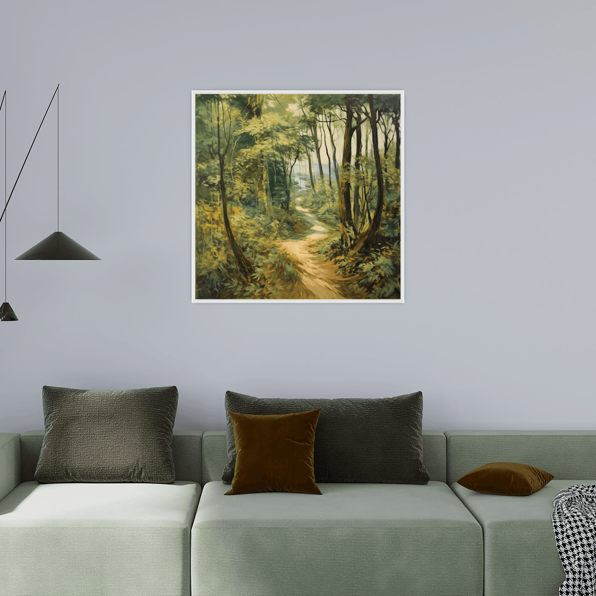 Small forest path - ArtDeco Canvas