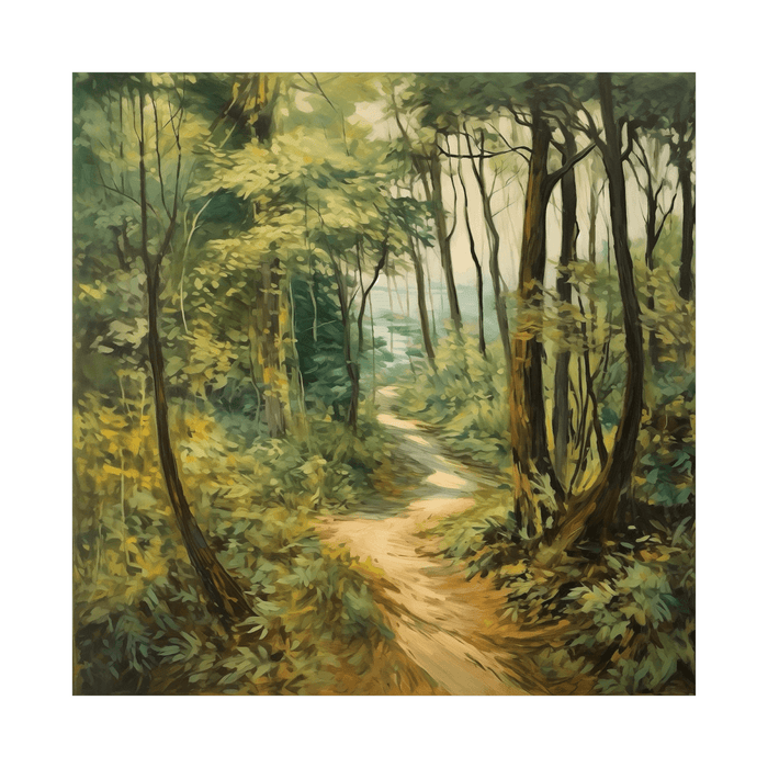 Small forest path - ArtDeco Canvas