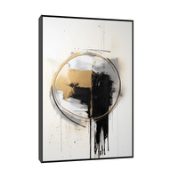 Solar eclipse lll - ArtDeco Canvas