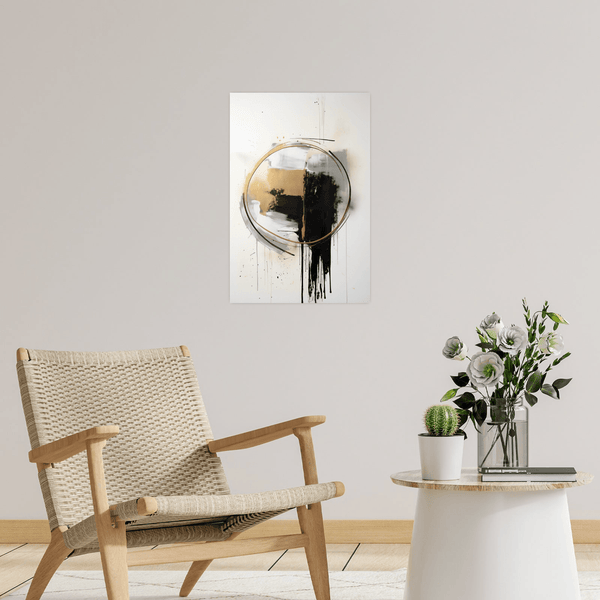 Solar eclipse lll - ArtDeco Canvas