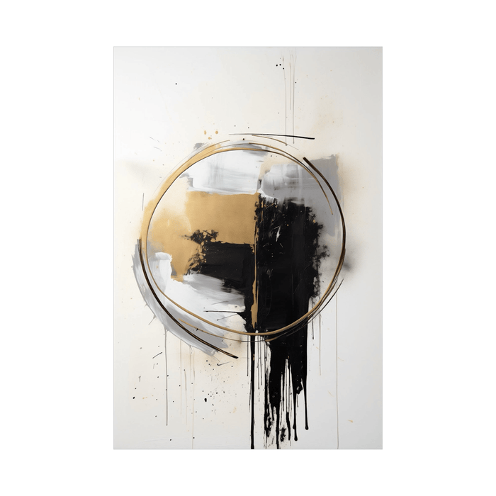 Solar eclipse lll - ArtDeco Canvas