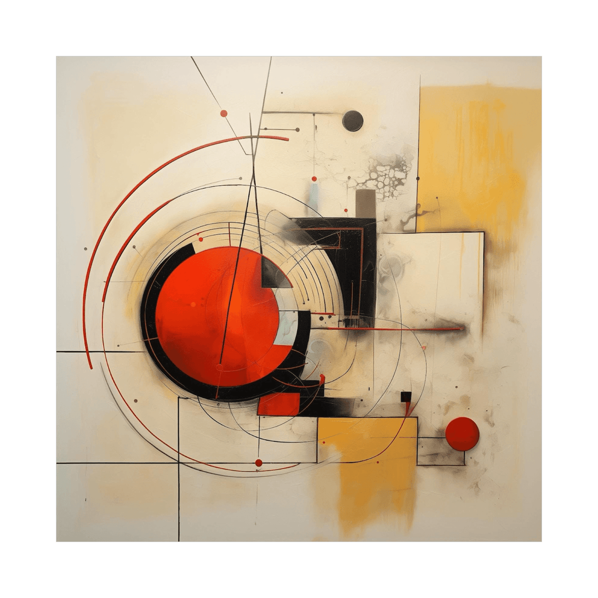 Solar system - ArtDeco Canvas