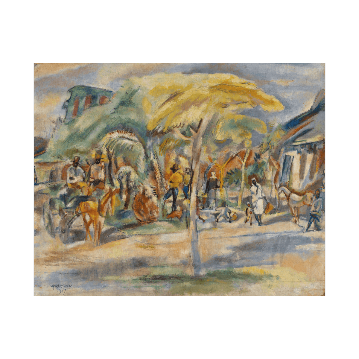 Southern Landscape, Jules Pascin - ArtDeco Canvas