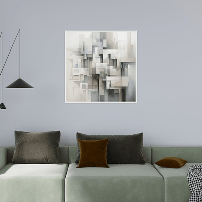 Stack of buildings ll - ArtDeco Canvas