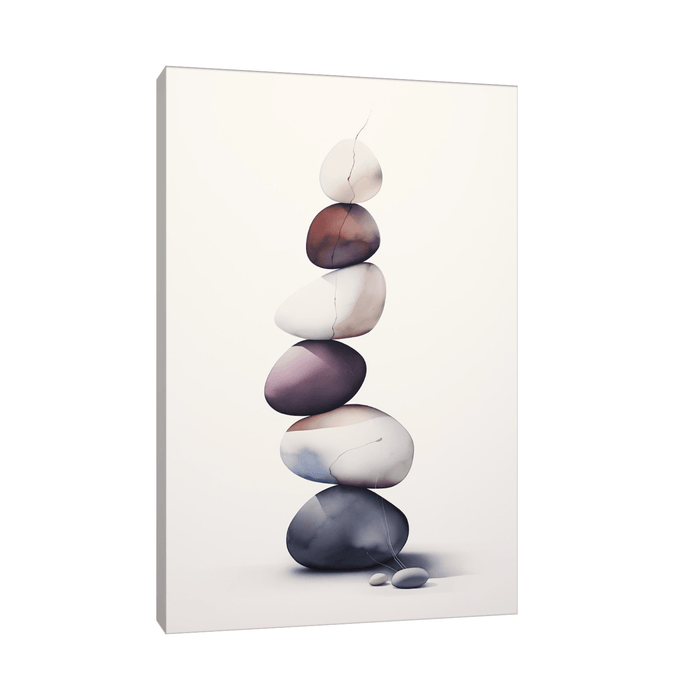 Stack of stones - ArtDeco Canvas