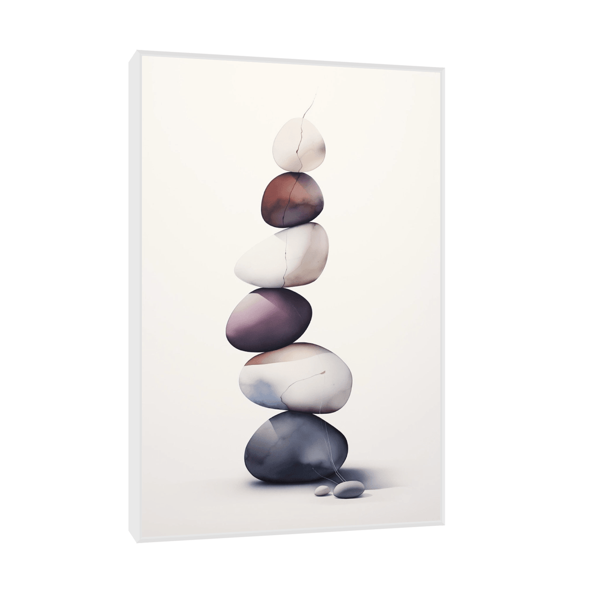 Stack of stones - ArtDeco Canvas