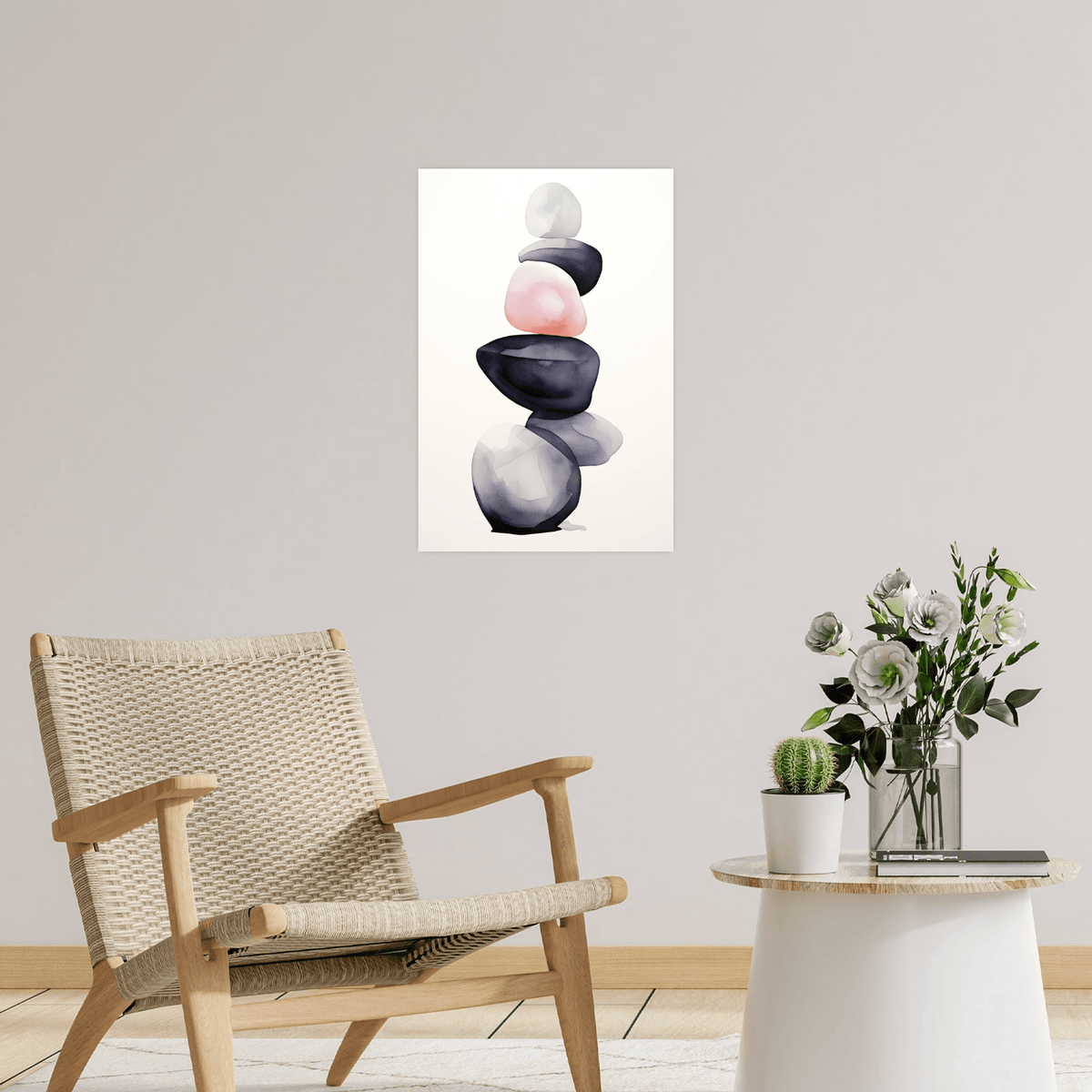 Stack of stones ll - ArtDeco Canvas