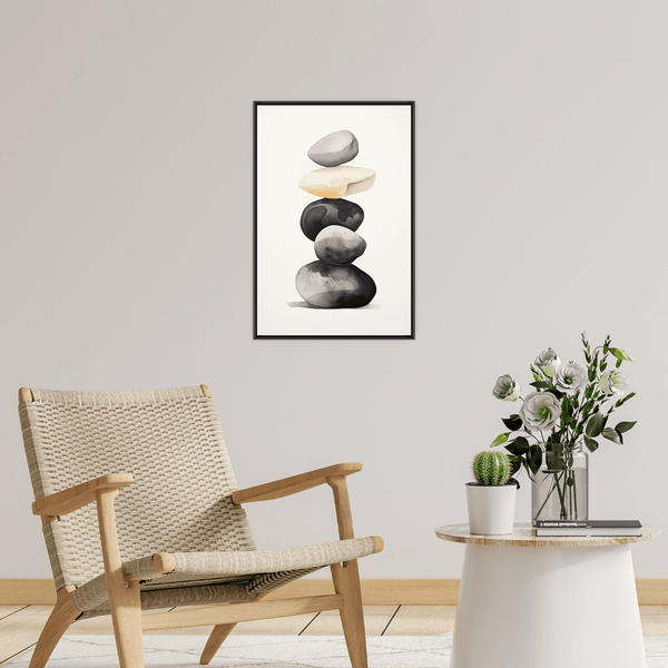 Stack of stones ll - ArtDeco Canvas