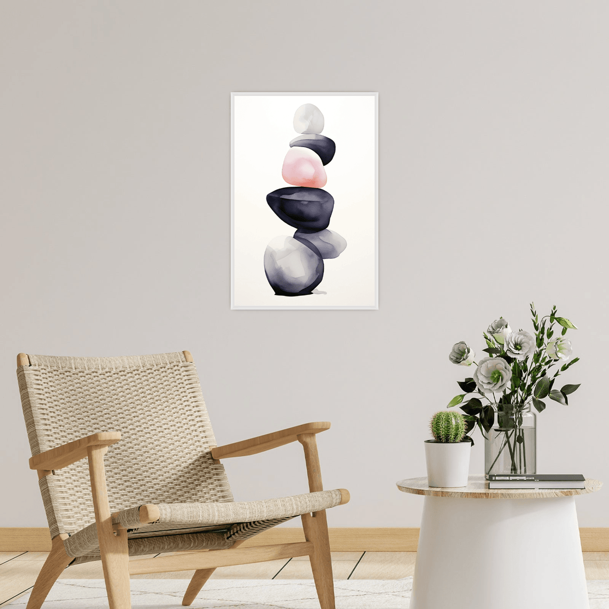 Stack of stones ll - ArtDeco Canvas