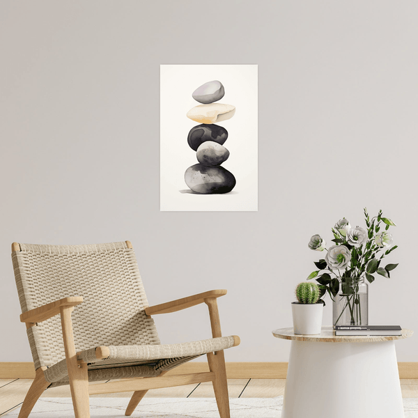 Stack of stones ll - ArtDeco Canvas