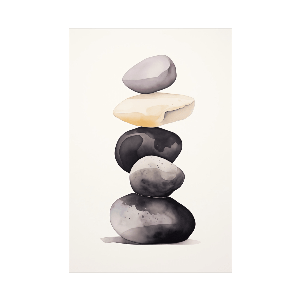 Stack of stones ll - ArtDeco Canvas