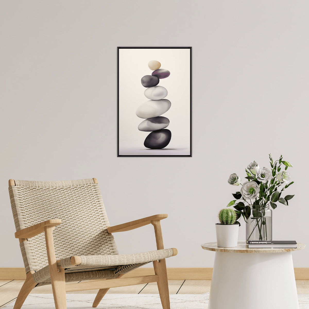 Stack of stones lll - ArtDeco Canvas