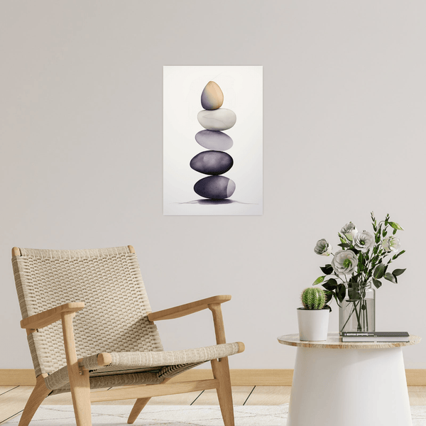 Stack of stones lll - ArtDeco Canvas