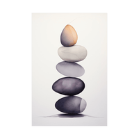 Stack of stones lll - ArtDeco Canvas