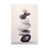 Stack of stones lll - ArtDeco Canvas