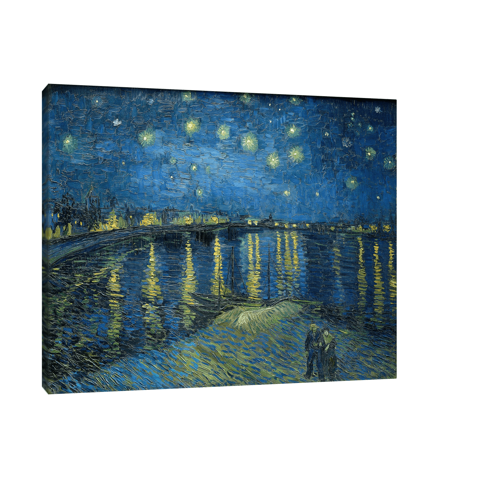 Starry Night Over the Rhone, Vincent van Gogh - ArtDeco Canvas