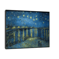 Starry Night Over the Rhone, Vincent van Gogh - ArtDeco Canvas
