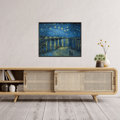 Starry Night Over the Rhone, Vincent van Gogh - ArtDeco Canvas