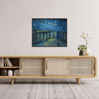 Starry Night Over the Rhone, Vincent van Gogh - ArtDeco Canvas