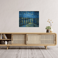 Starry Night Over the Rhone, Vincent van Gogh - ArtDeco Canvas