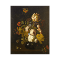 Still-Life with Flowers, Tobias Stranover - ArtDeco Canvas