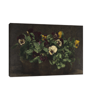 Still Life With Pansies, Henri Fantin-Latour - ArtDeco Canvas