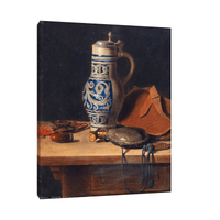 Still Life With Pitcher And Powder Flask, Max Schödl - ArtDeco Canvas
