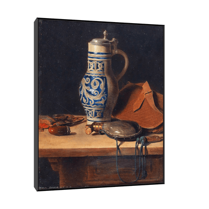 Still Life With Pitcher And Powder Flask, Max Schödl - ArtDeco Canvas